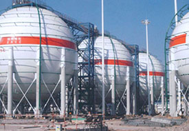 獨山子石化丙烯球罐區