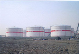 中石化天津實華十萬立原油罐區