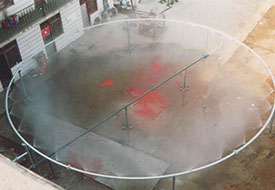 水霧搭接和水流量性能參數試驗