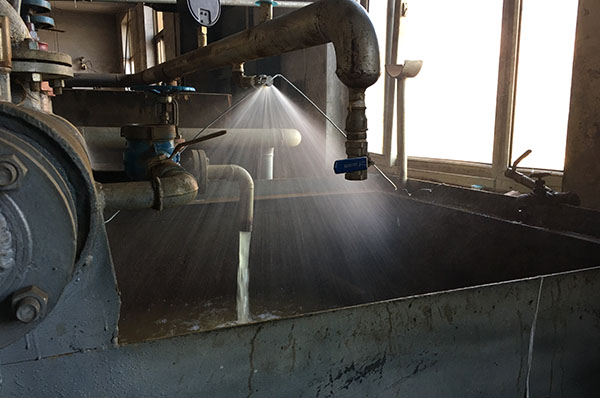 水霧噴頭性能參數試驗