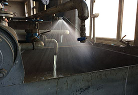 水霧噴頭性能參數試驗